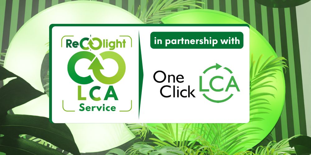 One Click LCA partners with Recolight to power embodied carbon transparency in UK lighting industry